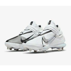 Nike Force Zoom Trout 7 Metal Baseball Men's Sizes White/Black NWOB !